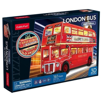 Puzzle 3D Londyński autobus